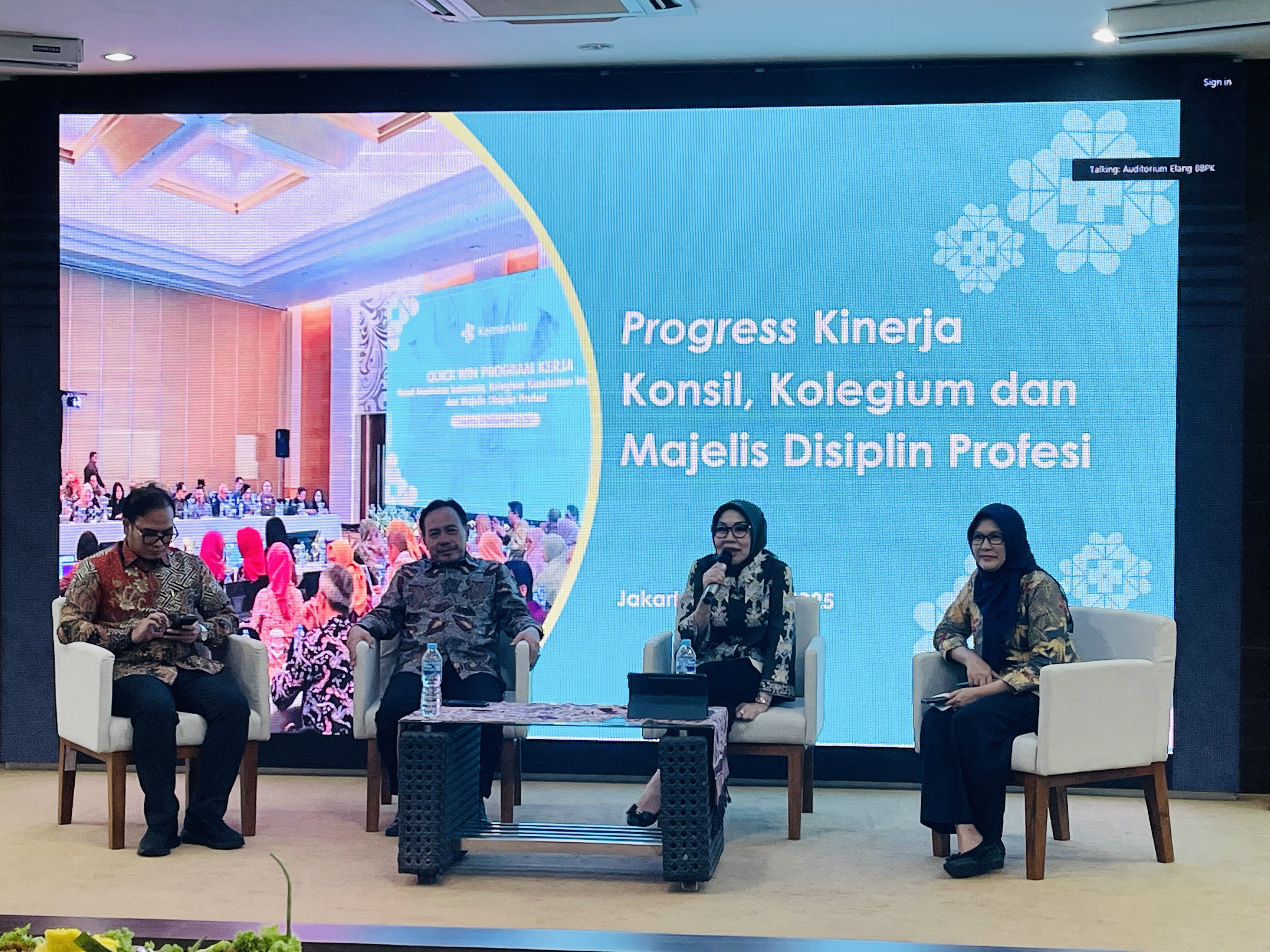 Pertemuan Koordinasi Konsil Kesehatan Indonesia, Kolegium Kesehatan Indonesia dan Majelis Disiplin Profesi